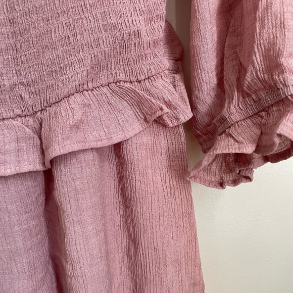 Pink Ruffled Blouse - Picture 2 of 5